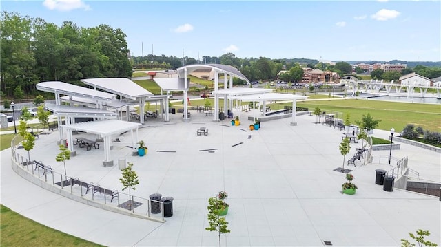 4130 Stonecypher Rd, Suwanee, GA 30024 - view of home's community featuring a pergola