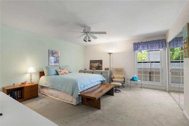 5180 Chemin De Vie, Atlanta, GA 30342 - carpeted bedroom featuring a ceiling fan
