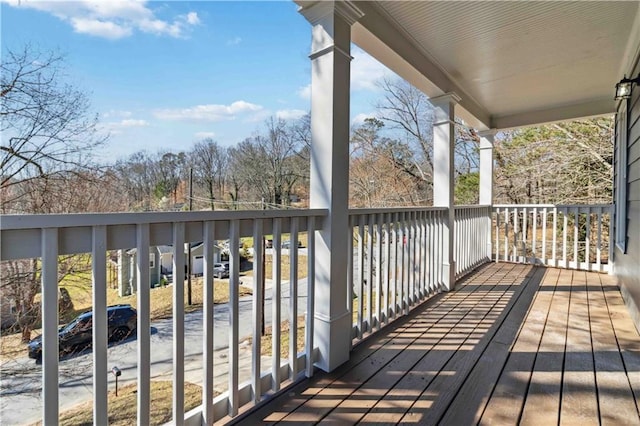 view of deck