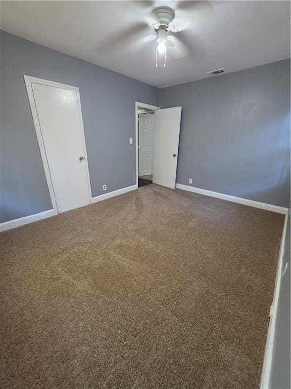 2802 3rd Ave SW, Atlanta, GA 30315 - unfurnished bedroom with carpet floors and ceiling fan