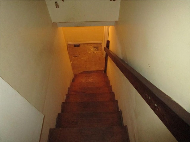 view of stairs