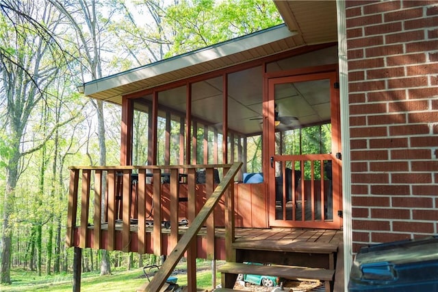991 Lakemont Dr, Gainesville, GA 30501 - deck featuring a sunroom