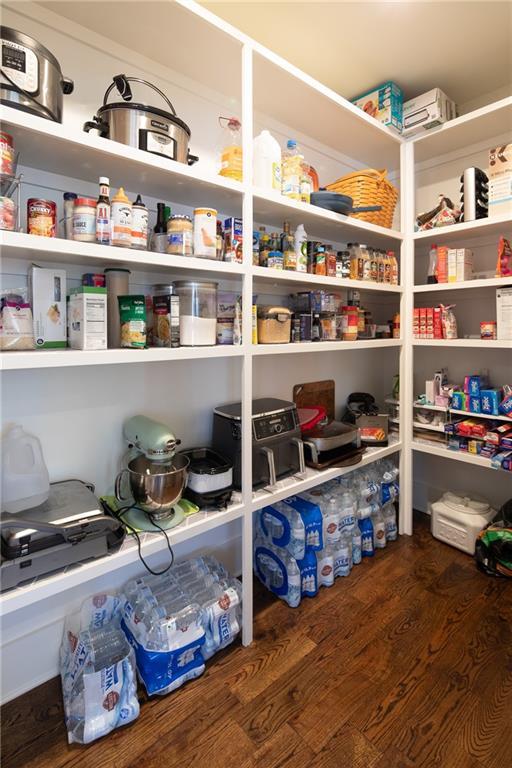 view of pantry