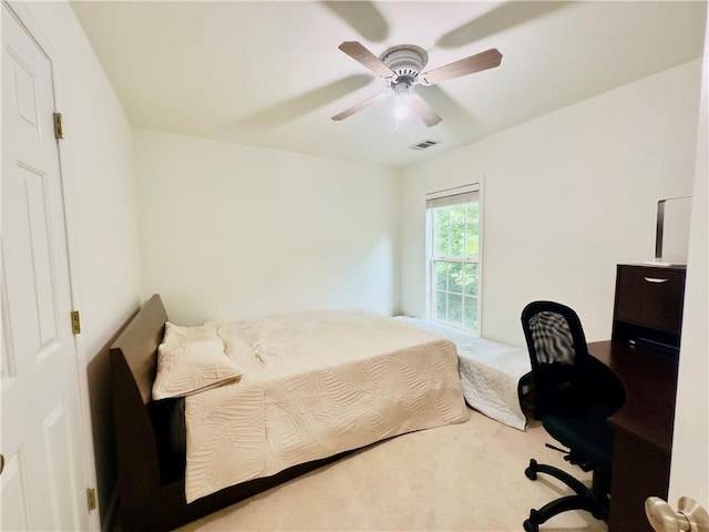 365 Friars Head Dr, Suwanee, GA 30024 - bedroom with carpet floors, ceiling fan, and a desk