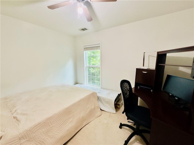 365 Friars Head Dr, Suwanee, GA 30024 - bedroom featuring carpet, a desk, and a ceiling fan
