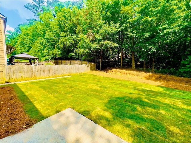 365 Friars Head Dr, Suwanee, GA 30024 - view of yard with a gazebo