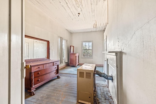 miscellaneous room featuring hardwood / wood-style flooring