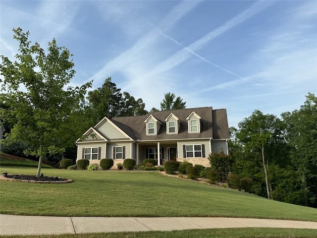 763 Rapids Dr, Bogart, GA 30622 - cape cod house featuring a front yard