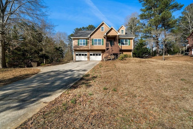 120 Paces Lakes Pt, Dallas, GA 30157 - view of front of home featuring driveway, a garage, and stairs