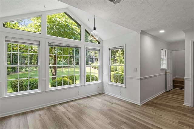 4220 Singing Post Ln NE, Roswell, GA 30075 - unfurnished sunroom with lofted ceiling