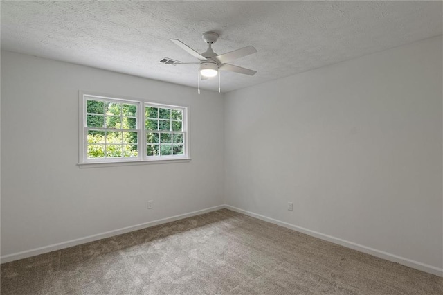 4220 Singing Post Ln NE, Roswell, GA 30075 - carpeted empty room featuring baseboards, a ceiling fan, and a textured ceiling