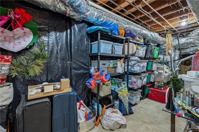 view of storage