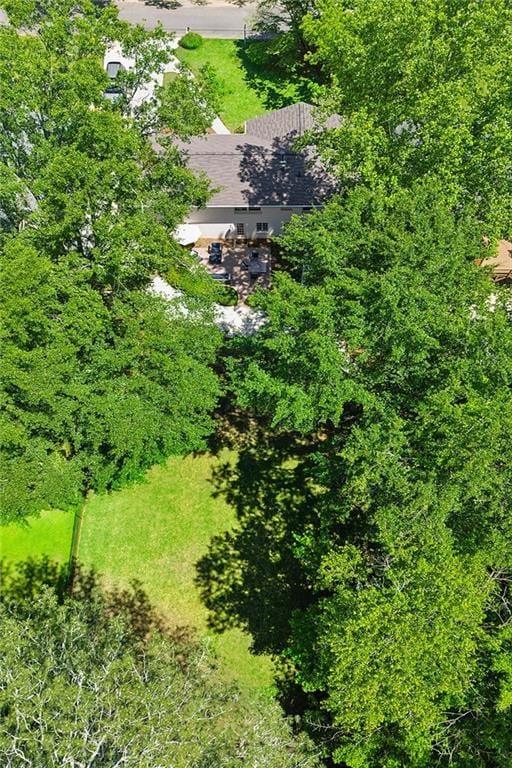 view from above of property