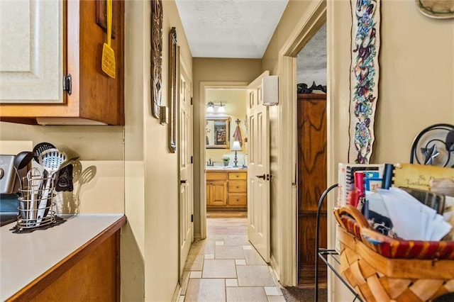 150 Wilbanks St, Buford, GA 30518 - corridor featuring stone tile flooring