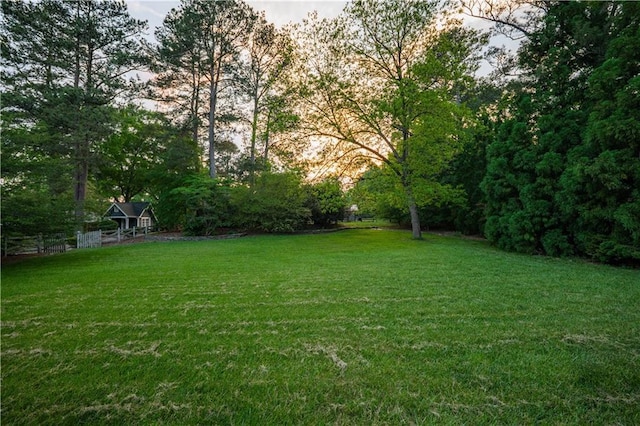 view of yard