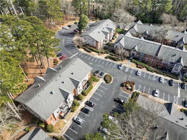 birds eye view of property featuring a residential view