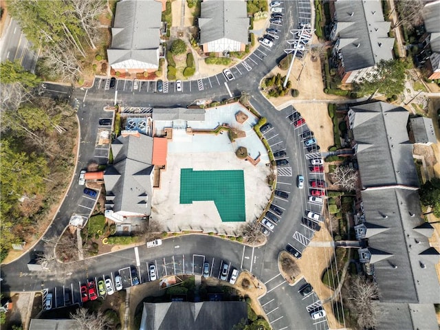birds eye view of property featuring a residential view
