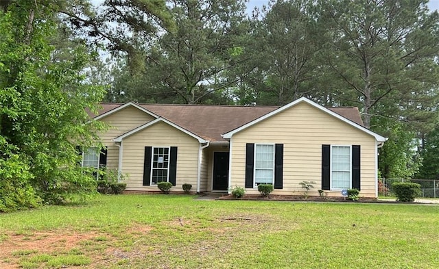 432 Manor Estates Dr, Stockbridge, GA 30281 - ranch-style home with view of wooded area