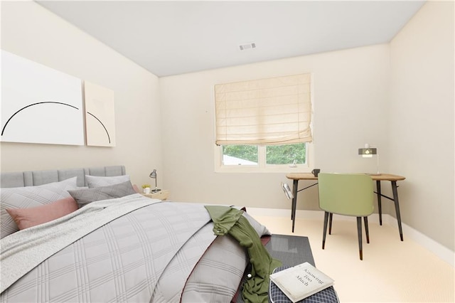 bedroom featuring carpet flooring