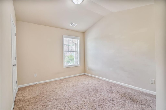11686 Davenport Ln, Alpharetta, GA 30005 - spare room with lofted ceiling, carpet, and baseboards