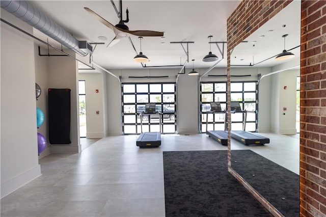 5440 Howington Ct Unit 190, Buford, GA 30518 - building lobby with brick wall