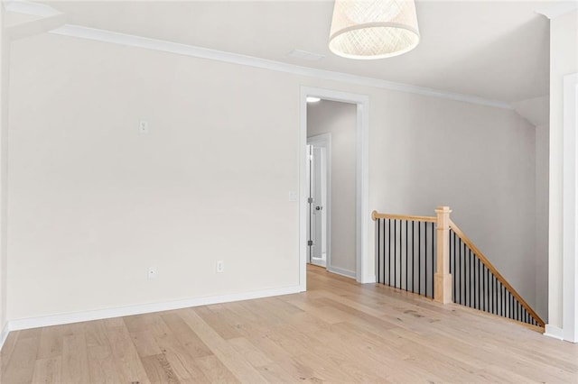 2031 Crossroads Trl, Milton, GA 30004 - empty room featuring wood finished floors and crown molding