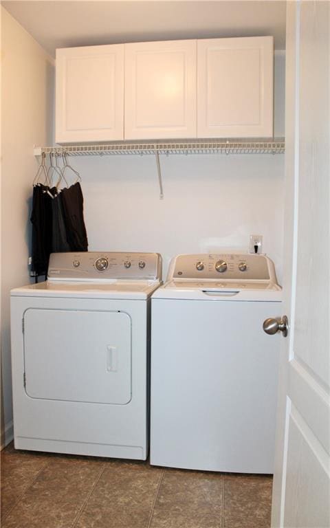 265 Mona Ct, Winder, GA 30680 - laundry room with cabinet space and washer and dryer