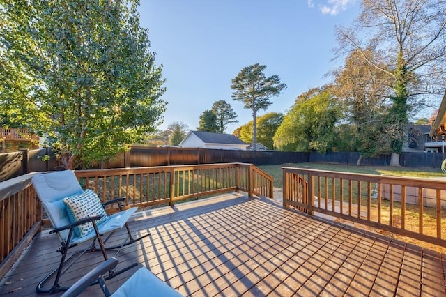 923 Pine Cir, Woodstock, GA 30189 - view of deck