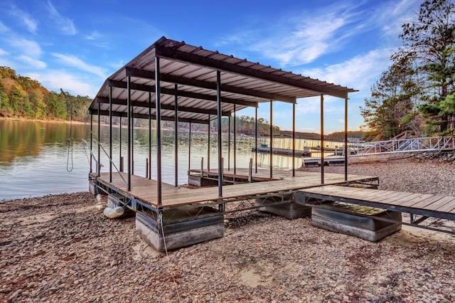 923 Pine Cir, Woodstock, GA 30189 - dock area featuring a water view
