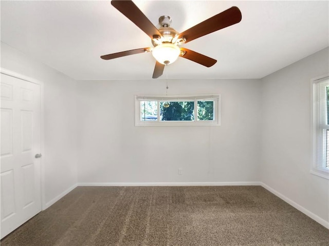 1879 Shamrock Dr, Decatur, GA 30032 - empty room featuring baseboards, ceiling fan, and carpet