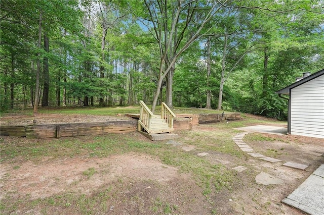 view of yard