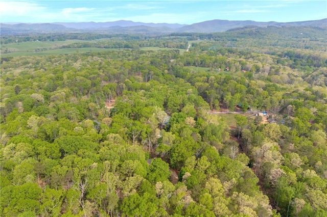 1437 Frank Lovell Rd, Clarkesville, GA 30523 - aerial view featuring a mountain view and a wooded view