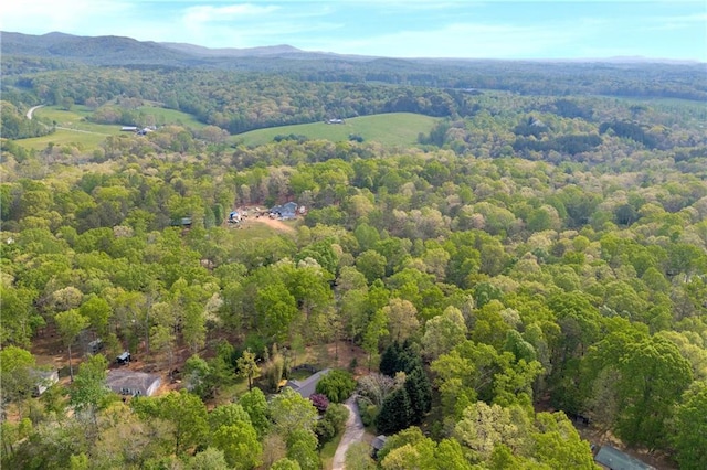 1437 Frank Lovell Rd, Clarkesville, GA 30523 - aerial view with a mountain view and a forest view
