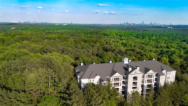 4100 Paces Walk SE Unit 4306, Atlanta, GA 30339 - aerial view of property and surrounding area featuring a forest