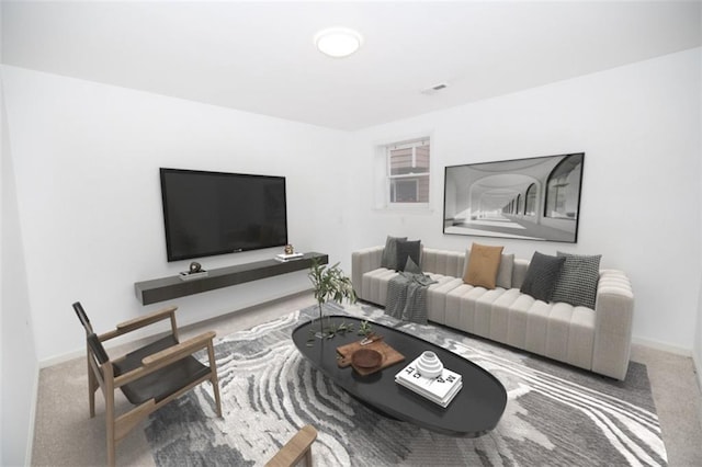200 Ridge Bluff Ln, Suwanee, GA 30024 - living room featuring carpet flooring and baseboards