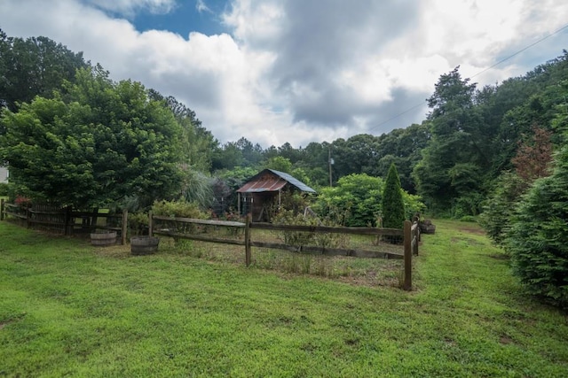1530 Unity Church Cir, Maysville, GA 30558 - view of yard featuring a wooded view