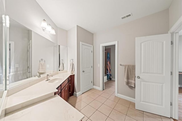 1323 Frey Lake Ct, Kennesaw, GA 30144 - full bath featuring vanity, tile patterned flooring, and baseboards