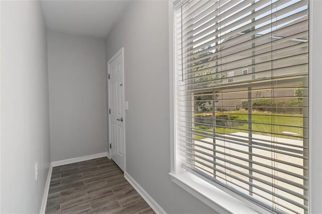 829 Castlebottom Dr, Lawrenceville, GA 30045 - entryway with dark wood finished floors and baseboards