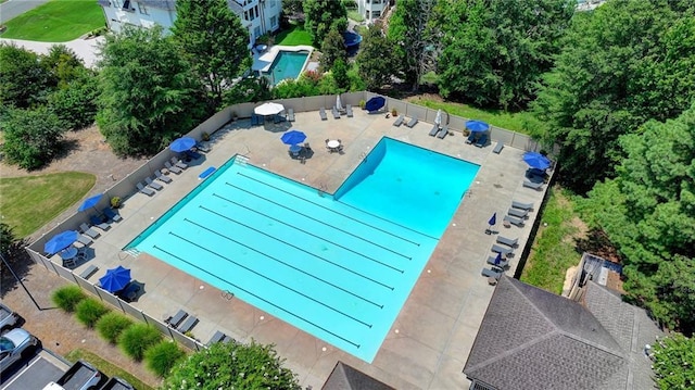 view of pool