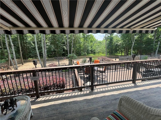 view of deck