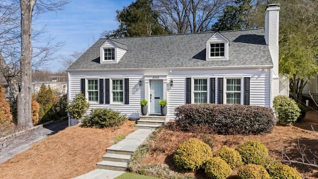 view of cape cod house