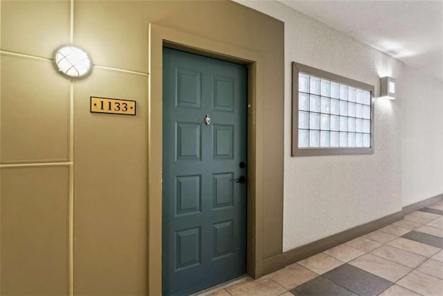 view of exterior entry