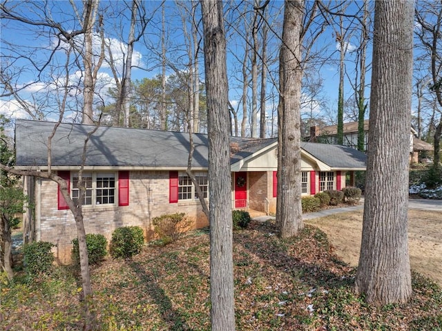 view of ranch-style house