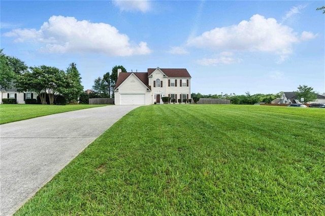 150 Crestworth Xing, Powder Springs, GA 30127 - view of front facade with driveway and a front yard