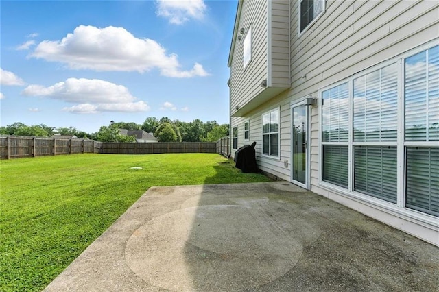 150 Crestworth Xing, Powder Springs, GA 30127 - fenced backyard with a patio