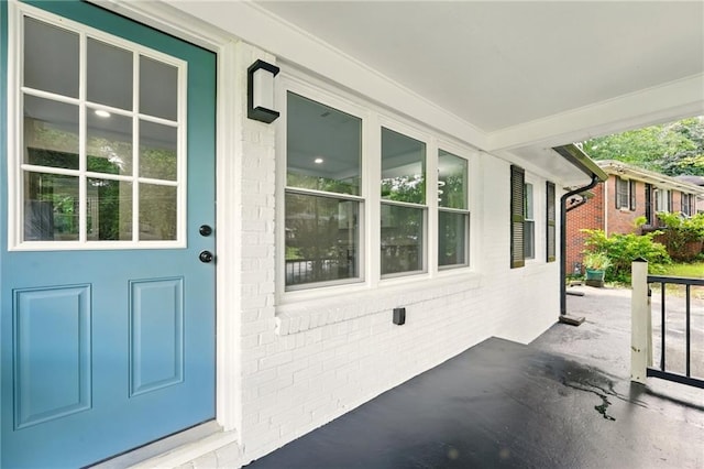 163 Oakcliff Ct, South Fulton, GA 30331 - property entrance with brick siding and covered porch