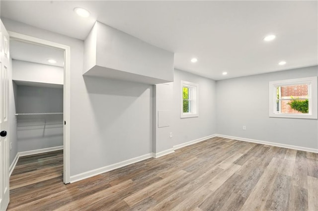 163 Oakcliff Ct, South Fulton, GA 30331 - unfurnished room featuring wood finished floors, baseboards, and recessed lighting