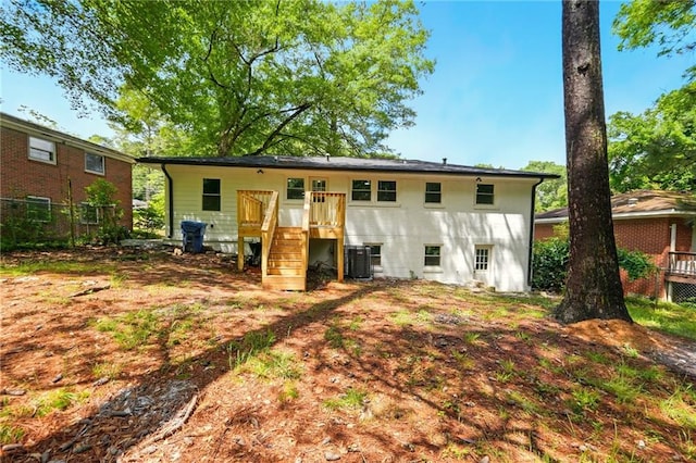 163 Oakcliff Ct, South Fulton, GA 30331 - rear view of house featuring cooling unit