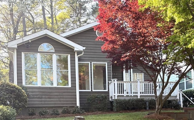 view of side of home