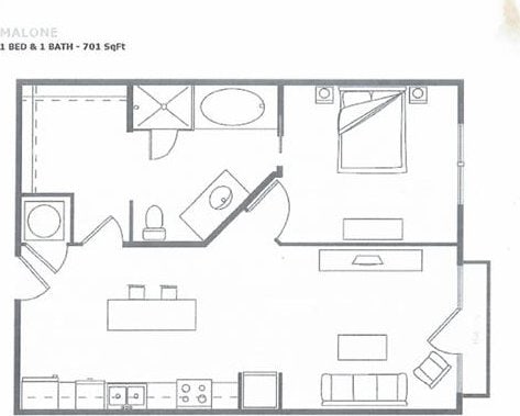 5300 Peachtree Rd Unit 3207, Chamblee, GA 30341 - view of property floor plan